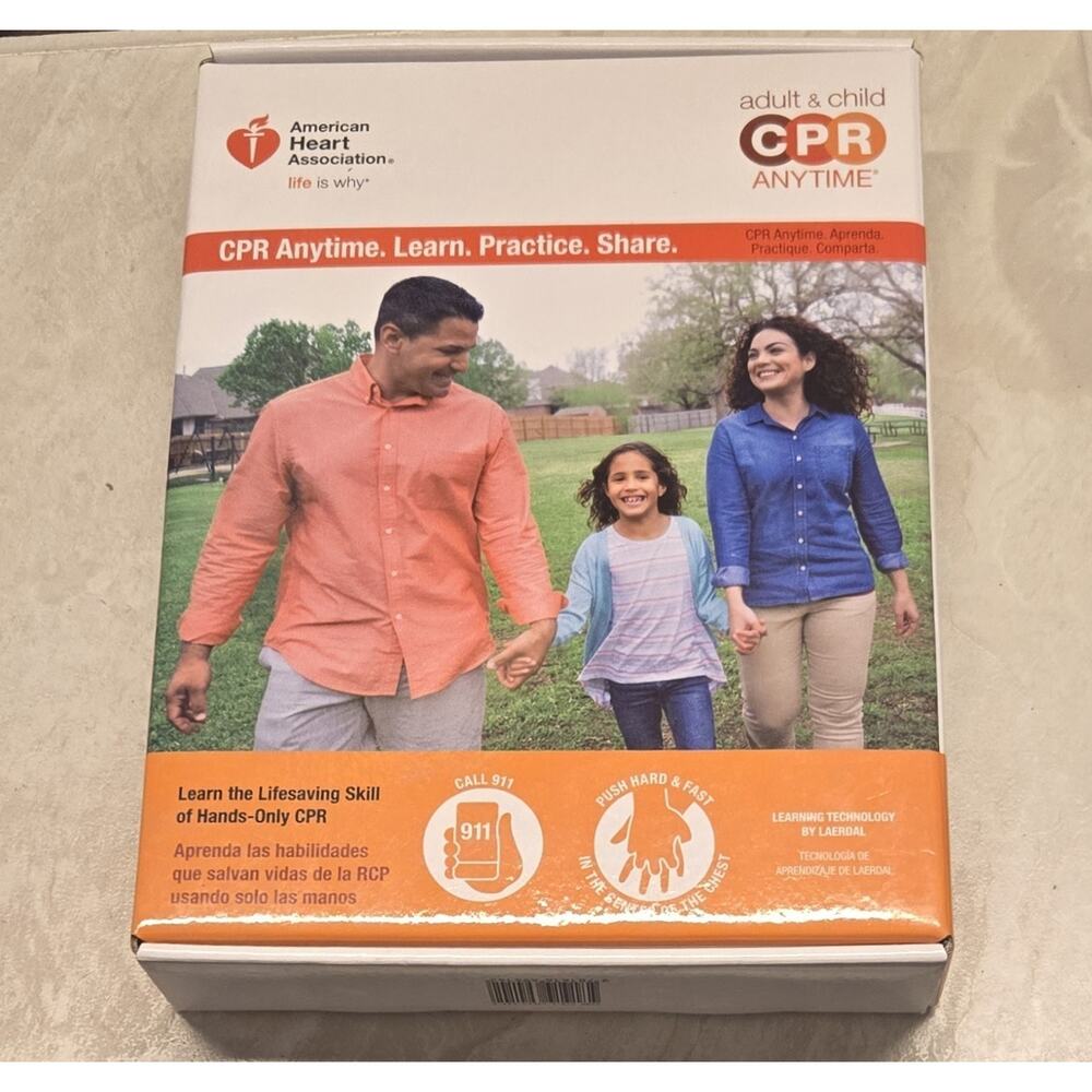 Life Saving Adult and Child CPR Anytime Kit Open Box Not Used